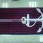 wholesale custom soft velour beach towel with logo printed