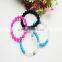 Silicone beads Bracelets fashion wristbands