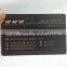 0.35mm thickness black famous stainless steel card metal business card