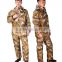 wholesale OEM foldable water proof camo adult young men outdoor activity rain coat suit