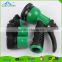 5 ways Heavy duty TPR coated 5 Pattern Hose Spray Nozzle set with 4 connectors