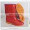 pvc ankle rain boots for girl