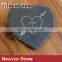 [factory direct] 24x18cm Cut Edge Leaf Shape Slate Plate