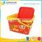 2.5L In Mold Labeling for Plastic Biscuit Box,PP Biscuit Tub,Square Biscuit Containers.