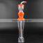 Skirt shape plastic beach fruit juice cup