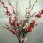 CHY011811 artificial peach blossom tree branches silk flower peach