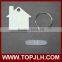 Promotional Decorative Gift MDF House shape keychain personalized Sublimation