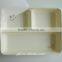 100% Melamine Plate Melamine Snack Tray with 3components