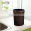 Plastic trash bin, plastic trash bin with Wood grain , decorative trash bin