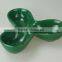 Ceramic customize promotion dessert divided dish
