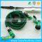 Dark green expandable garden hose with Aluninum connector