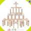 Wholesale best selling 51 pcs building bricks toy wooden educational play building bricks toy bring fun W13D150