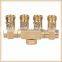 4 ways Brass manifold connectors