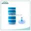 Multicolor Double Sided Cleaner Dishwashing Round Sponge Pads with Suction Cup Pack