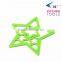 Star shape silicone coffee hot water heating cup mat cup holder cup pad