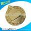 super quality golden plating football medal