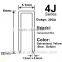 4J series 20GA 5.10mm crown galvanized wire staples 422J, 419J, 416J, 413J, 410J, 418J, 406J staples