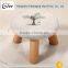Lovely useful pretty Round Shape Children Lunch Seat Wooden Feet Stool