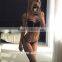 2017 new design sexy bra and panty new design hot sale open sexy girl full photo women swimwear