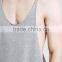 Trade assurance supplier plain grey stringer singlet for men
