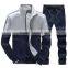 High Quality Mens Gym Fitness Wear Zip Front New Back Design Hoodies Plain Trainning Tracksuit