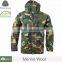 Hot sale merino wool camouflage printing jacket tactical uniform jacket ,men camouflage jacket