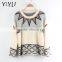 Women Jacquard Geometric Pattern holiday sweater christmas ladies sweater wholesaler