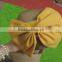 2016 baby elastic fabric elastic headband girls braid cross hair band kids knot solid craft headband for children