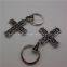 Custom Metal Key Chain Cross Key Ring Promotion Gifts