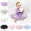 Colored Multi Layers Children Pom Pom Skirt Chiffon Pettiskirt Baby Tutu Dress