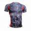 Men Short sleeves sublimation fitness compression wear for sale