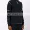 Men's Fitness Black Sweatshirt Overlock Finish Sweatshirt 2017