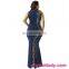 In stock plus size long dress beautiful lady fashion dress