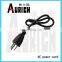 ul flat cable 220v american standard plug power cord with micky mouse plug