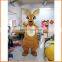 High quality CE animal kangaroo mascot costume ,used mascot costumes for sale