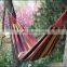 High Quality stripe design hammock swings outdoor double camping hammock
