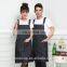 Simple style denim apron for adult