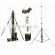 remote control motor diven telescoping camera system tower