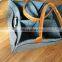 high quality baby nursery storage bin felt diaper caddy organizer with leather handles