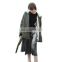 TWOTWINSTYLE Winter Jacket Women Parka Coats Real Fur Hooded Down Jackets Lace up Long Sleeve