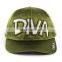 Fashion customize logo satin baseball hat in bulk