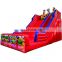 Outdoor red little tikes bouncy castle with slide ,duck and mouse cartoon