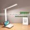 LED table lamp usb charger foldable dimmable touch Eye-Care LED Desk Lamp Non-Glaring for Nightstand Side Table and Office