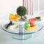 Customized toughened clear or colored glass table top