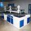 Chemistry laboratory table chemical center bench with power socket