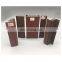 Wood grain powder coating aluminum channel aluminium profile cover