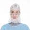 Hooded Polypropylene Non Woven Pp Disposable Bouffant Caps Hair Net Beard Covering For Food Industrial Service