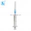 Luer Lock Slip Medical Disposable Syringe with free needle medical plastic disposable syringe