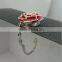 New Rose Flower Folding Purse Handbag Bag Accessories Table Hook Hanger Holder