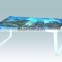 modern stickers glass coffee table picture customerized, powder coated leg living room furniture PCT14136